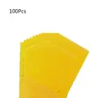 Up to 100pcs Yellow Sticky Glue Paper Insect Trap Catcher Killer Fly Aphids Wasp