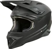 ONeal 1SRS Solid S25, motocross helmet , color: Matt Black/Grey , size: M