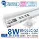 [喜萬年] PHILIPS飛利浦 易省 BN022 G2 LED 8W 黃光 2尺 全電壓 支架燈_PH430982