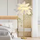 Feather Floor Lamp for Living Room,Standing Lamps Ostrich Feather for Bedroom...