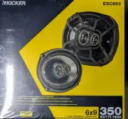 Kicker ESC693 6x9" 2 3-Way Car Speakers