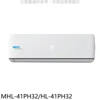 在飛比找PChome24h購物優惠-海力 變頻冷暖分離式冷氣【MHL-41PH32/HL-41P