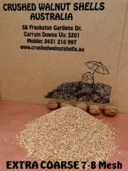 10kg EXTRA COARSE CRUSHED WALNUT SHELLS - Sandblasting, Brass Bullets Tumbling