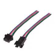 4PIN Male/Female Connector Wire Cable for RGB LED Strip Light 16399 FEMALE CONNECTOR