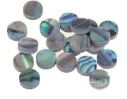 Pro 6.35Mm Natural Paua Abalone Shell Guitar Fretboard Inlay Dots(Set of 20)