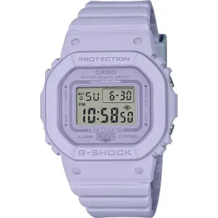 【CASIO 卡西歐】G-SHOCK 薰衣草紫方形女錶(GMD-S5600BA-6)