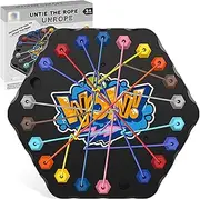 MACULPER Brainy Kn-ots Rope Detangling Game Knot Game for Kids (Black) for The Whole Family