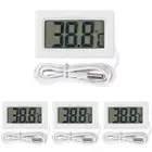 Digital LCD Thermometer Set of 4 for Refrigerated Cabinets and Aquariums