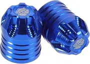 Zerodeko 2Pcs Durable Aluminum Alloy Valve Caps for Car Motorcycle Electric Vehicle Dustproof Tire Valve Stem Caps for Accurate Fit Protection