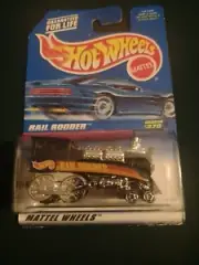 Hot Wheels 1998 Rail Rodder #370 Mainline 14910 Black NEW! Mattel Wheels