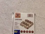 NEW WISE ELK Miniature Checkers Travel Box/ Dollhouse Set FREE SHIPPING