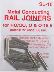 Peco SL-10 HO Code 100 Conductive Rail Joiner 24 Pack