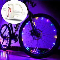 在飛比找蝦皮購物優惠-新品腳踏車輻條燈 風火輪夜騎單車燈 夜行燈車輪燈