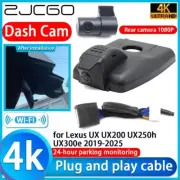 4K UHD 2160P Wifi DVR Dash Cam Camera for Lexus UX UX200 UX250h UX300e 2019-2025