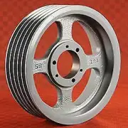 Masterdrive 5B124SF QD Style Sheave A/B V-Belt 5 Groove 12.75" OD