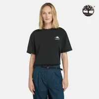 在飛比找蝦皮購物優惠-TIMBERLAND｜女款黑色標語圖案短袖 T 恤｜A5VT