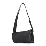 [Alexander Mcqueen] Alexander Mcqueen-Black Calf Leather Sling Pouch-Donna OS OS