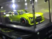 Car Display Case Acrylic USB LED Light 1/18 Matchbox Model Toy Diecast Cabinet