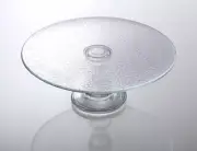 Large Glass Display Cake Stand Plate Wedding Party Ø 33.5 cm Ant