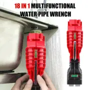 18 In 1 Multifunction Faucet Sink Spanner Tap Wrench Installer Foldable Kitchen⊛