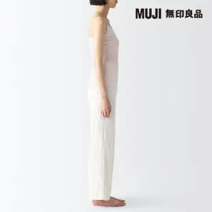 【MUJI 無印良品】女清爽舒適棉質輕薄細肩帶(共4色)