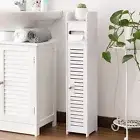Toilet Roll Holder,Toilet Paper Roll Holder with Slim Shelf,Over Toilet Storage-