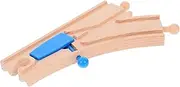 PHENOFICE Wooden Train Track Switch Track Prop for Creative Play Enhances Imagination Motor Skills and Parent Interaction