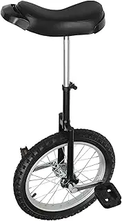 biniliubi 16 Inch Wheel Unicycle with Rim Unicycle Bike Mountain Tire Cycling Self Balancing Exercise Balance Cycling Bikes Outdoor Sports Fitness Exercise,