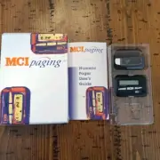Motorola MCI Paging Black Digital Display NOS Smart Beeper Pager System G2