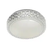 Telbix Amelia 18W LED Crystal-Look Oyster - White - Tri-colour