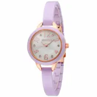 在飛比找momo購物網優惠-【MANGO】俏麗柔和晶鑽陶瓷時尚腕錶(白x薰衣草紫/25m