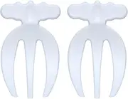 Salad Tossing Utensils | Household Kitchen Tossing Utensils for Salad - Portable Salad Server Set, Salad Mixing Tongs with Wide Handle for Pasta