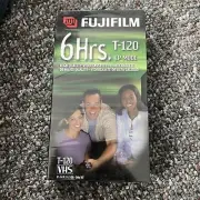 NEW FUJIFILM 11 VHS Tape Blank High Quality T-120 6HR VCR Video Cassette