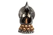 Hooded Baphomet & Skulls Backflow Incense Burner