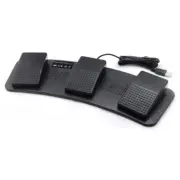 3 Way USB Foot Control Action Switch Pedal Free Driver HID for PC Keyboard Game