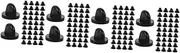 STOBOK 4sets Convenient Pins for DIY Brooch Pin Backs Locking Pin Backs Smooth Closing Brooch Making Pins 100pcs*4