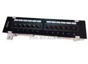 NEW CAT6 12 Port Patch Panel RJ45 110 Network Mini Surface Wall Mount Bracket