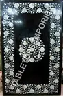 4'x3' Marble Outdoor Garden Dining Table Top Mother of Pearl Inlay Home Decor