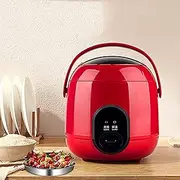 Small Rice Cooker 1.2L Multicooker Fully Automatic Non-Stick Inner Pot for 1-2 People, 20 * 20CM,B