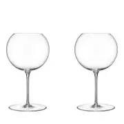 Orrefors Geometry Red Wine Glass, Set of 2