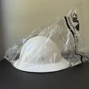 Hard Hat Pyramax Full Brim White SL Series With 6 Pt Ratchet Real Or Costume