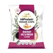 Go Natural Hiprotein Veggie Chips Rosmary Salt & Vinegar Flavour 100g x 5