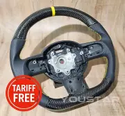 NO TARIFF 3D CARBON Nappa Leather Yellow Steering Wheel for MINI R55 R56 R57 R60 (for: Mini)