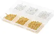 1 Set Mini Eye Screw for Jewelry Making Replacement Eye Pin Boxed Self-Tapping Screw Supply for DIY Crafts and Art Projects