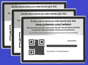 POKEMON S&M Burning Shadows UNUSED Booster Pack ENSM3BST2 ONLINE CODE - lot of 3