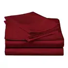 Egyptian Cotton 300 Thread Count Bed Sheet Set, 1 Elastic Deep Pocket Fitted ...