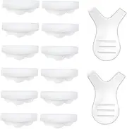 Ipetboom 12Pcs Silicone Eyelash Perming Curler Pads with Eyelash Combs for Enhanced Curling and Lifting Makeup Tool for Beautiful Eyes present for Women