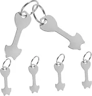 [GALPADA] 6Pcs Portable Shopping Trolley Tokens Keyring Durable Cart Opener Keychain Lightweight Shopping Token for Trolleys present for Family and Friends