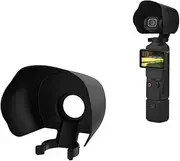 ZLiT Lens Hood Sunshade Cover for DJI Osmo Pocket 3,Anti-Glare Screen Sun Hoods Sunshade Cover for DJI Osmo Pocket 3 Camera Lens Hoods Cover (Black)