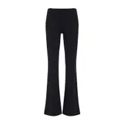 [Courreges] Courreges-Black Scuba Tech Jersey Bootcut Pants-Donna M STAND